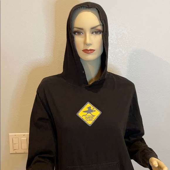 Surf N Sea Women’s Black Pullover Hoodie Size XS - Picture 3 of 9